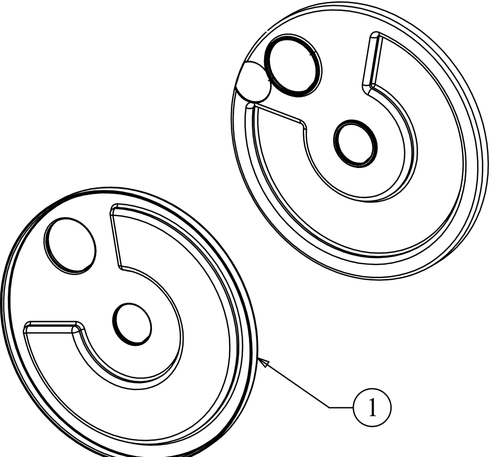 Wheel Dust Cover Diagram and Parts List for SC500EZ (12ACC6S6756)(2016) Cub Cadet Lawn Mower